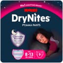 Huggies Drynites Girls 8-13 jaar nachtbroekjes - 9 stuks