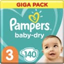 Pampers Baby-Dry Maat 3 – 140 Luiers – 6kg-10kg