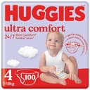 Huggies Ultra Comfort luiers maat 4, (7-18 kg) 100 stuks